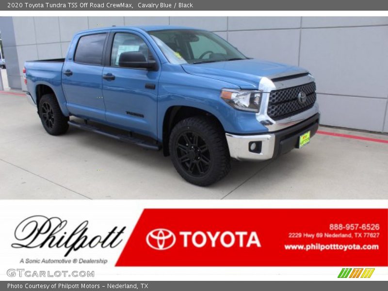 Cavalry Blue / Black 2020 Toyota Tundra TSS Off Road CrewMax