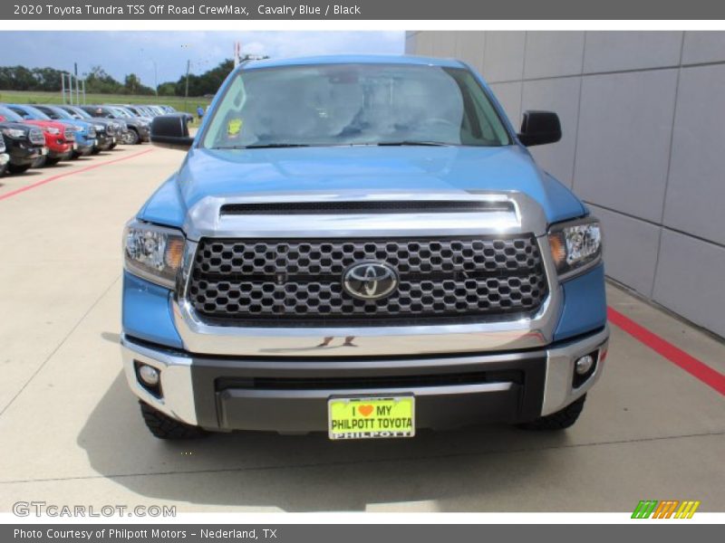 Cavalry Blue / Black 2020 Toyota Tundra TSS Off Road CrewMax
