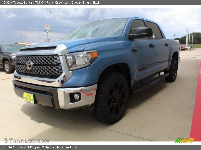 Cavalry Blue / Black 2020 Toyota Tundra TSS Off Road CrewMax