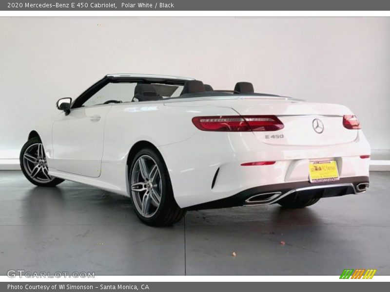 Polar White / Black 2020 Mercedes-Benz E 450 Cabriolet