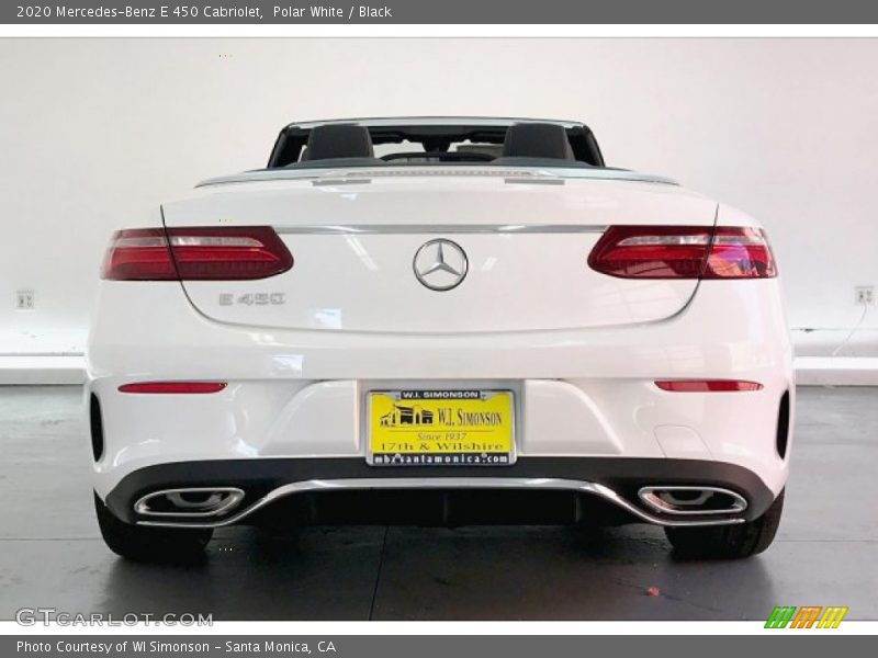 Polar White / Black 2020 Mercedes-Benz E 450 Cabriolet