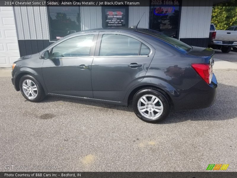 Ashen Gray Metallic / Jet Black/Dark Titanium 2014 Chevrolet Sonic LT Sedan