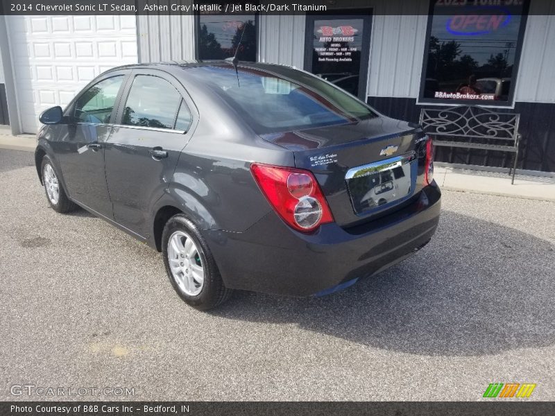 Ashen Gray Metallic / Jet Black/Dark Titanium 2014 Chevrolet Sonic LT Sedan