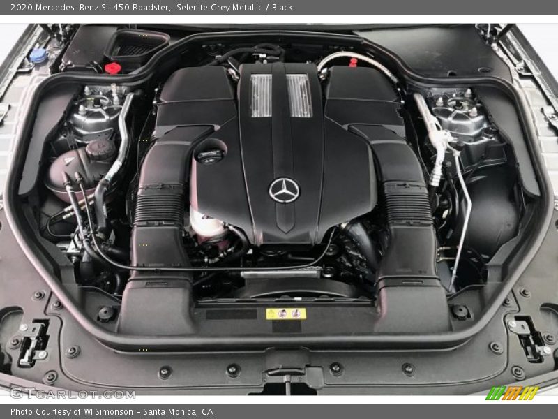  2020 SL 450 Roadster Engine - 3.0 Liter Turbocharged DOHC 24-Valve VVT V6