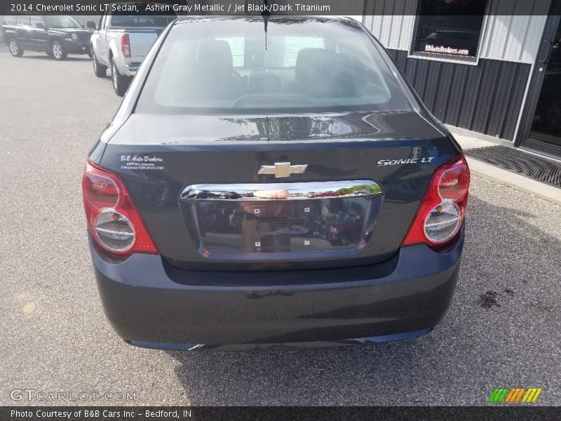 Ashen Gray Metallic / Jet Black/Dark Titanium 2014 Chevrolet Sonic LT Sedan