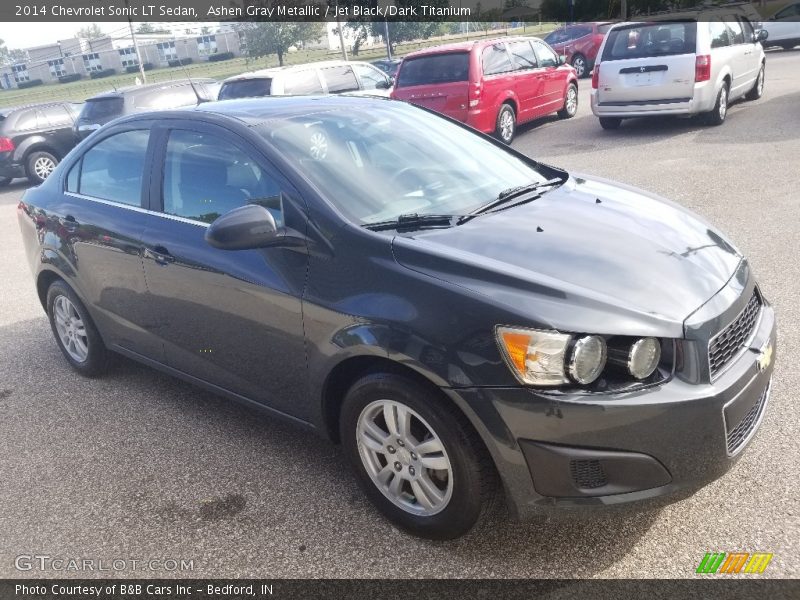 Ashen Gray Metallic / Jet Black/Dark Titanium 2014 Chevrolet Sonic LT Sedan