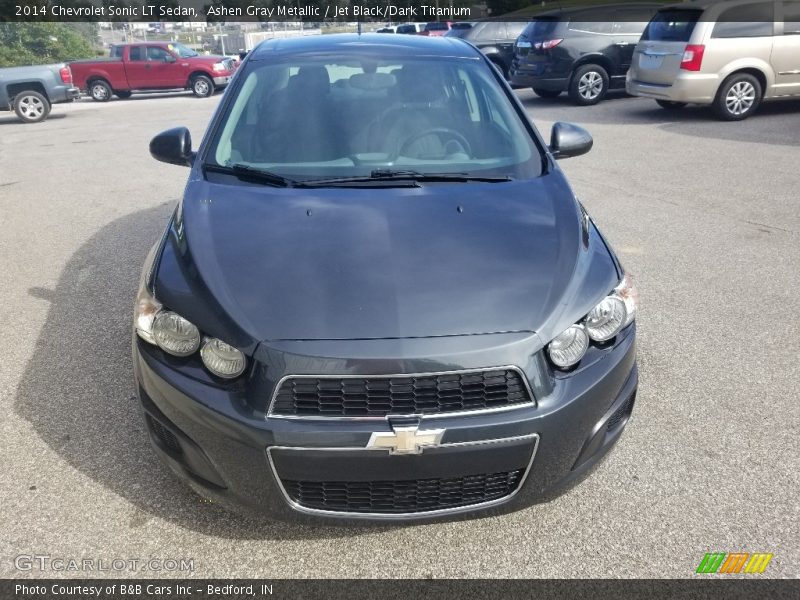 Ashen Gray Metallic / Jet Black/Dark Titanium 2014 Chevrolet Sonic LT Sedan