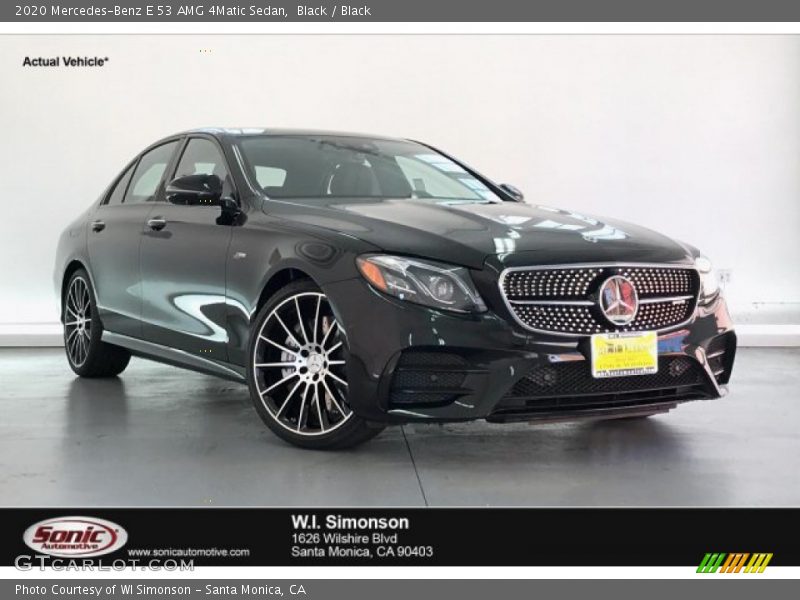 Black / Black 2020 Mercedes-Benz E 53 AMG 4Matic Sedan