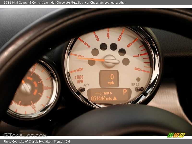 Hot Chocolate Metallic / Hot Chocolate Lounge Leather 2012 Mini Cooper S Convertible