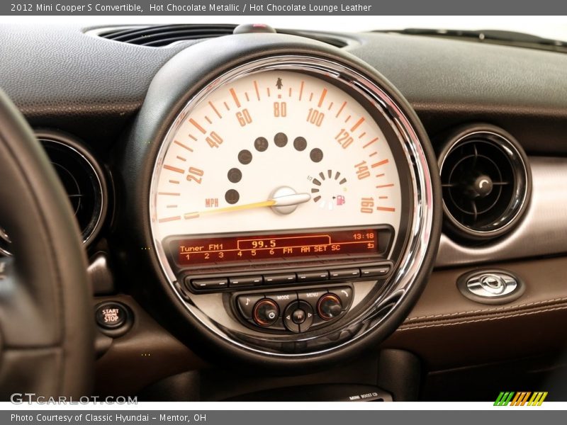Hot Chocolate Metallic / Hot Chocolate Lounge Leather 2012 Mini Cooper S Convertible