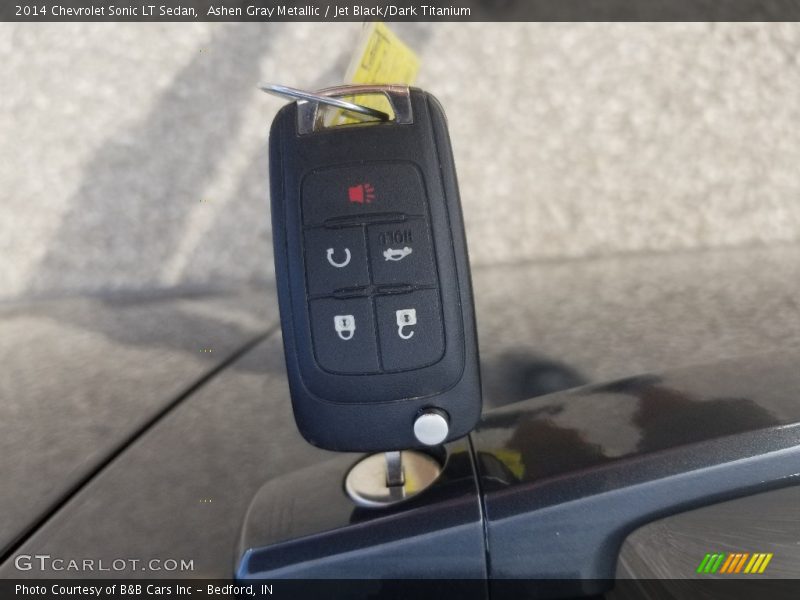 Ashen Gray Metallic / Jet Black/Dark Titanium 2014 Chevrolet Sonic LT Sedan