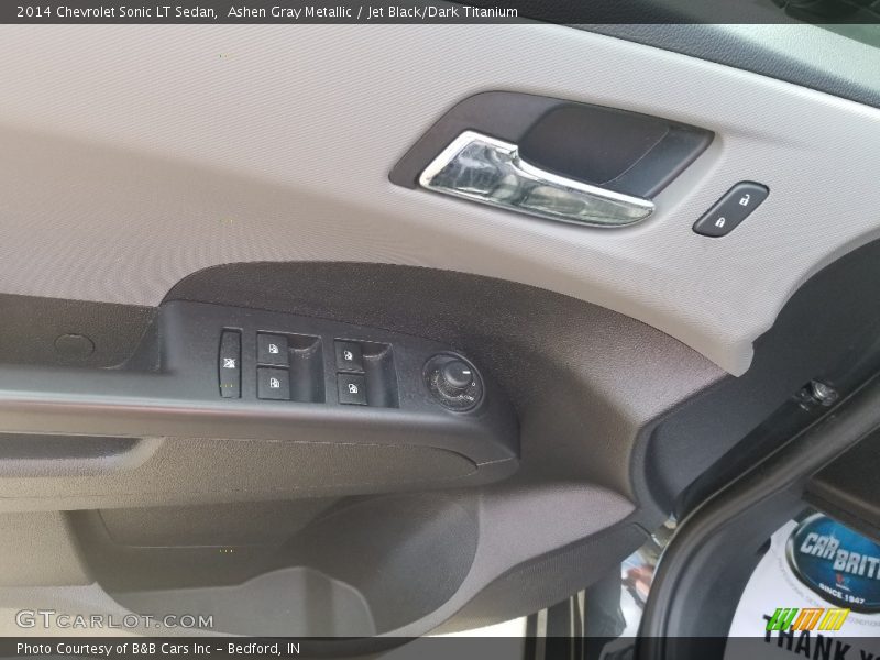 Ashen Gray Metallic / Jet Black/Dark Titanium 2014 Chevrolet Sonic LT Sedan
