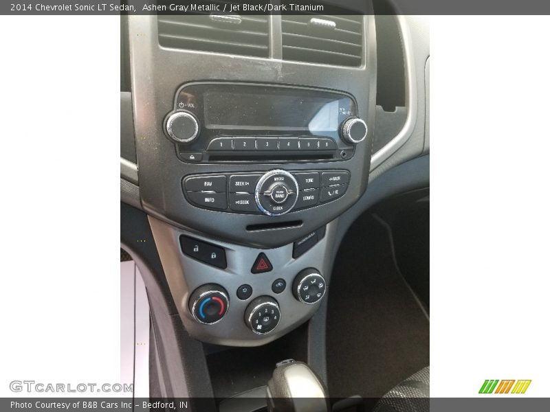 Ashen Gray Metallic / Jet Black/Dark Titanium 2014 Chevrolet Sonic LT Sedan
