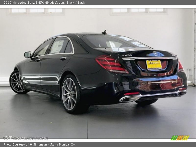 Black / Black 2019 Mercedes-Benz S 450 4Matic Sedan