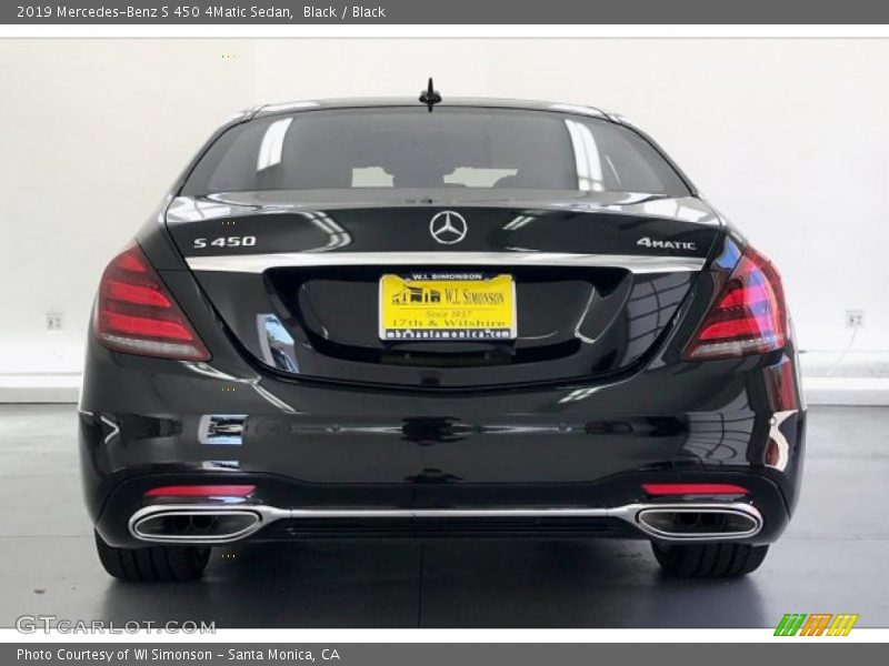 Black / Black 2019 Mercedes-Benz S 450 4Matic Sedan