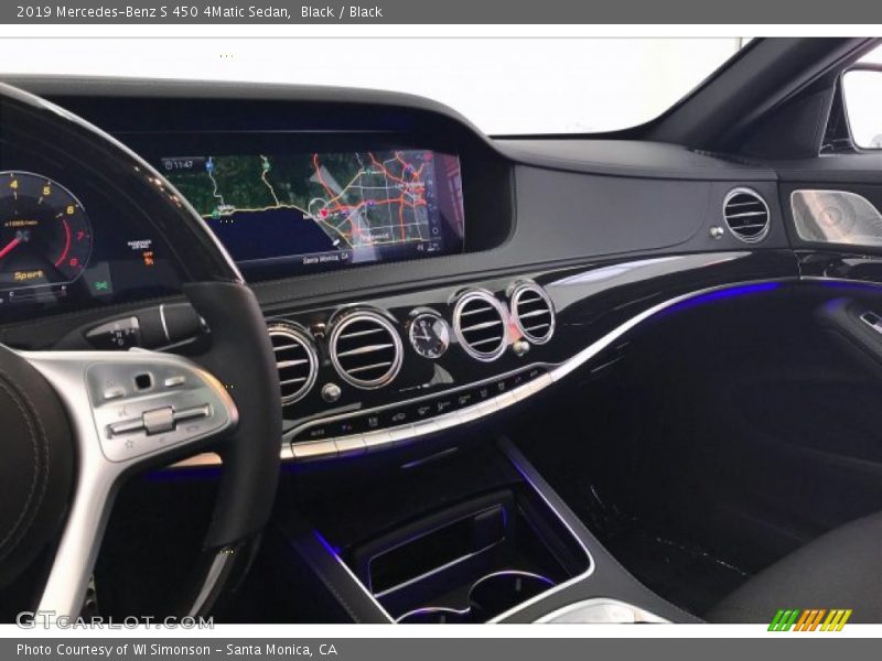 Black / Black 2019 Mercedes-Benz S 450 4Matic Sedan