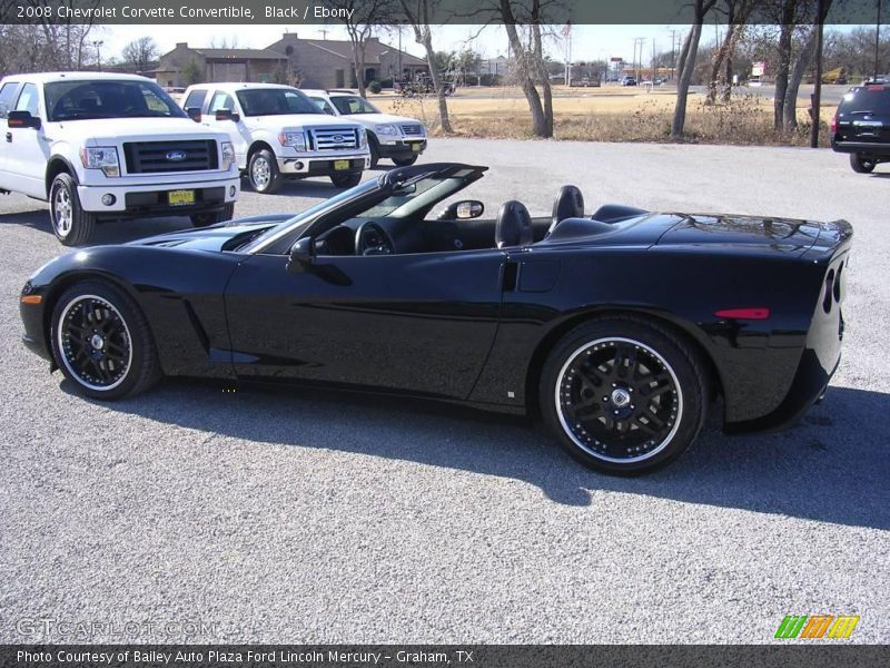 Black / Ebony 2008 Chevrolet Corvette Convertible