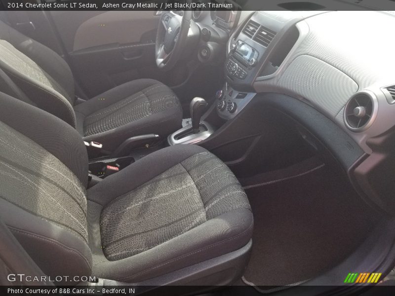 Ashen Gray Metallic / Jet Black/Dark Titanium 2014 Chevrolet Sonic LT Sedan