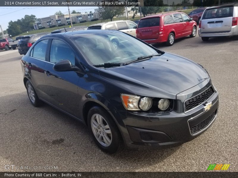 Ashen Gray Metallic / Jet Black/Dark Titanium 2014 Chevrolet Sonic LT Sedan