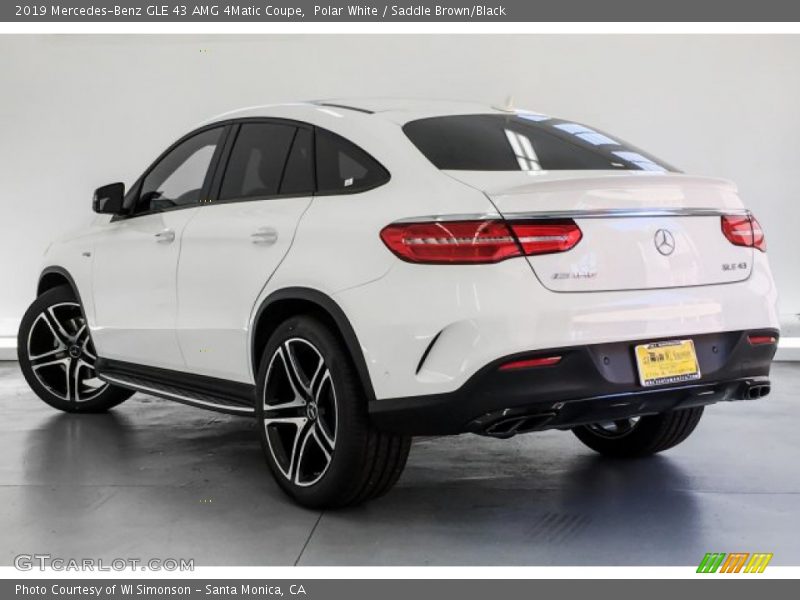 Polar White / Saddle Brown/Black 2019 Mercedes-Benz GLE 43 AMG 4Matic Coupe