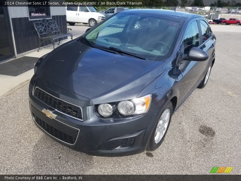 Ashen Gray Metallic / Jet Black/Dark Titanium 2014 Chevrolet Sonic LT Sedan