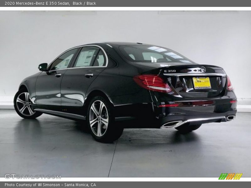 Black / Black 2020 Mercedes-Benz E 350 Sedan