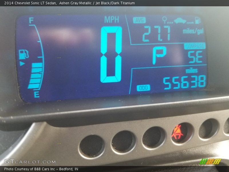 Ashen Gray Metallic / Jet Black/Dark Titanium 2014 Chevrolet Sonic LT Sedan