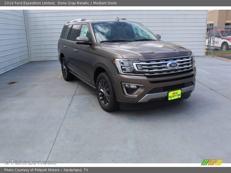 Stone Gray Metallic / Medium Stone 2019 Ford Expedition Limited