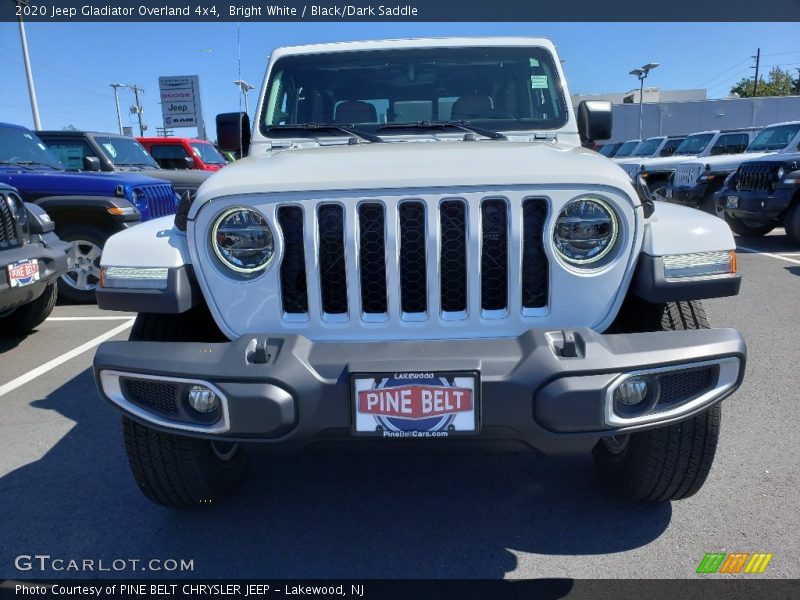 Bright White / Black/Dark Saddle 2020 Jeep Gladiator Overland 4x4