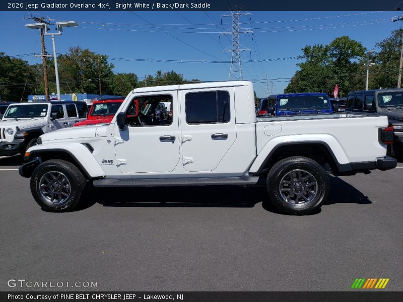 Bright White / Black/Dark Saddle 2020 Jeep Gladiator Overland 4x4