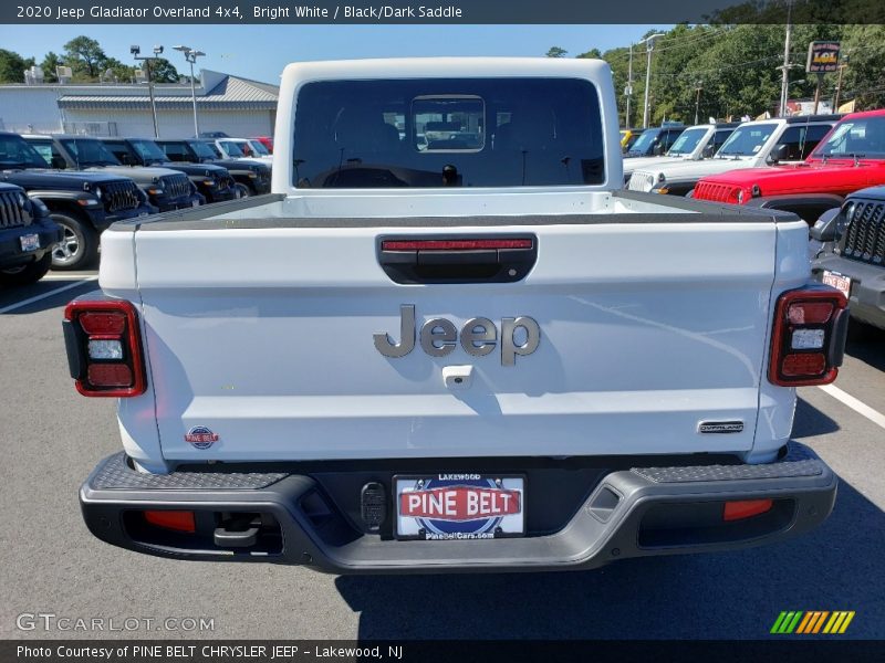 Bright White / Black/Dark Saddle 2020 Jeep Gladiator Overland 4x4