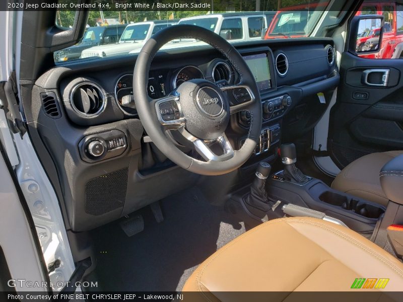 Bright White / Black/Dark Saddle 2020 Jeep Gladiator Overland 4x4