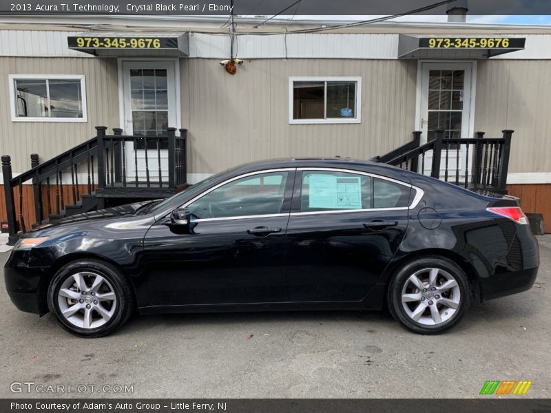 Crystal Black Pearl / Ebony 2013 Acura TL Technology