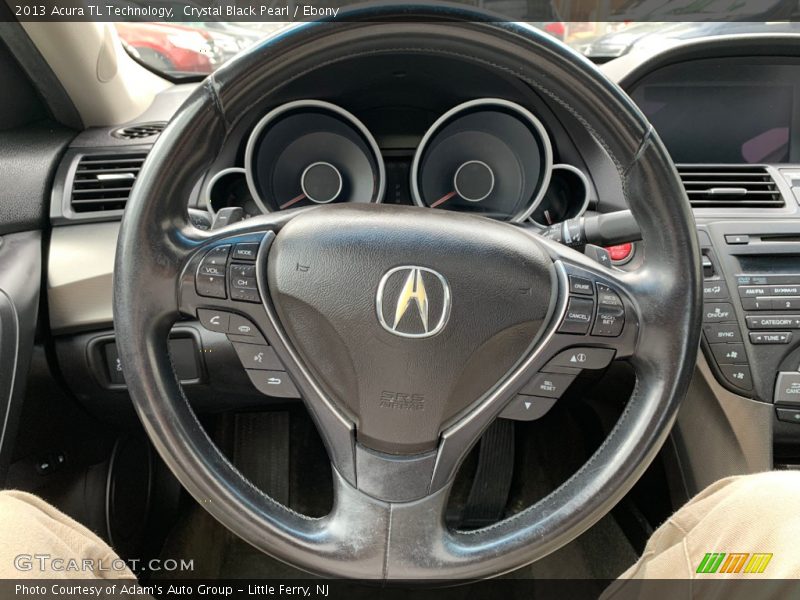 Crystal Black Pearl / Ebony 2013 Acura TL Technology