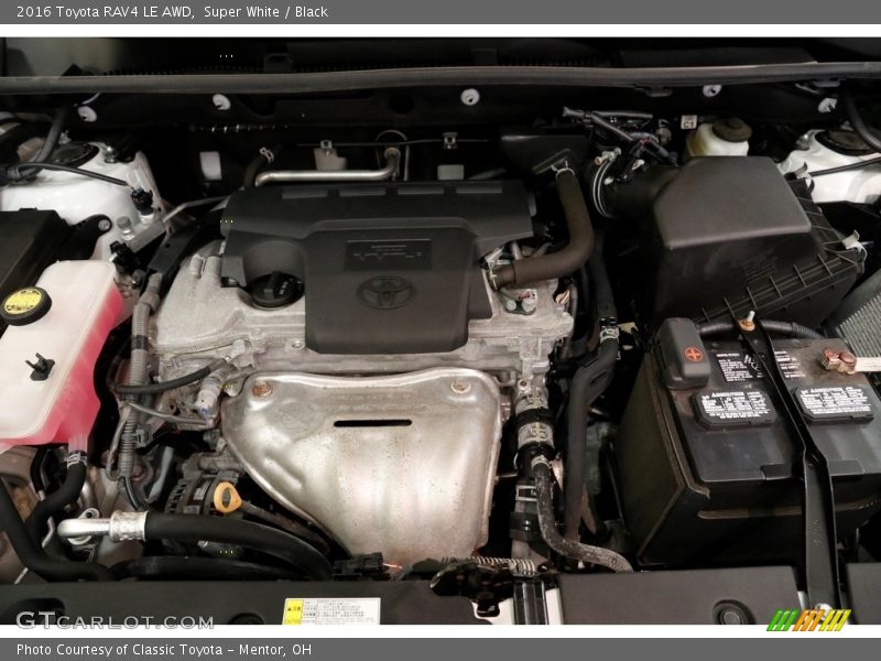 Super White / Black 2016 Toyota RAV4 LE AWD