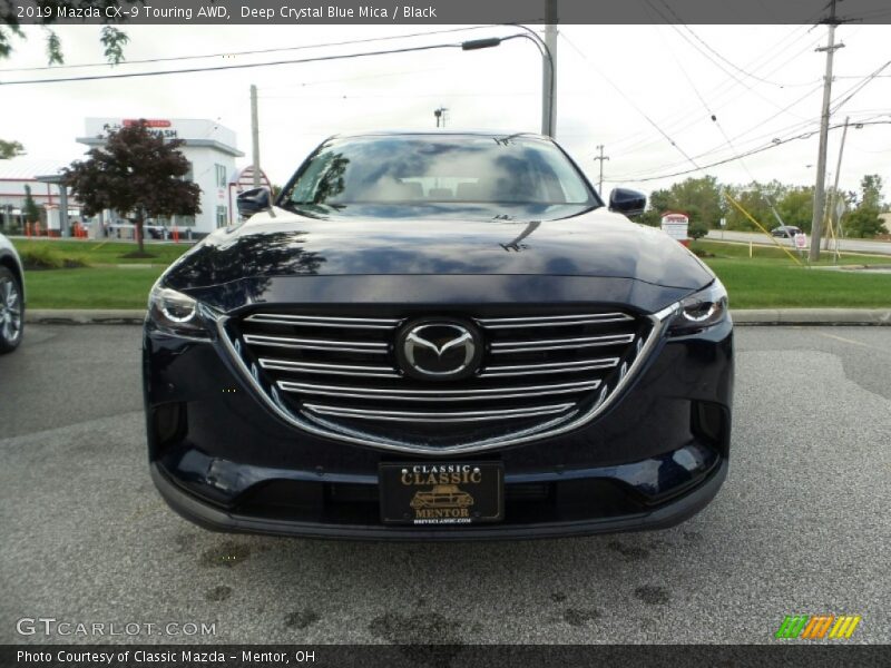 Deep Crystal Blue Mica / Black 2019 Mazda CX-9 Touring AWD