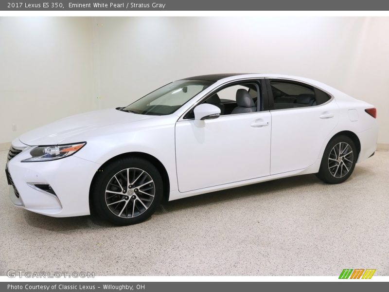 Eminent White Pearl / Stratus Gray 2017 Lexus ES 350