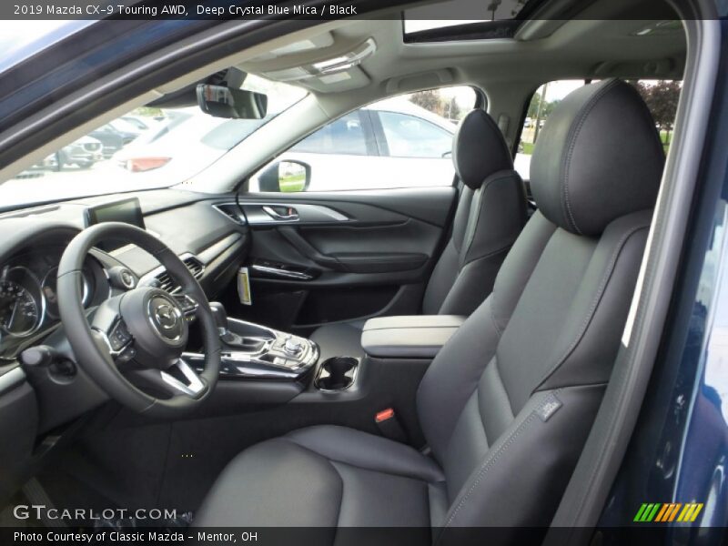 Deep Crystal Blue Mica / Black 2019 Mazda CX-9 Touring AWD