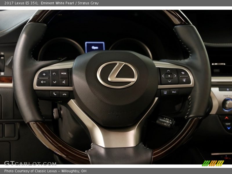 Eminent White Pearl / Stratus Gray 2017 Lexus ES 350
