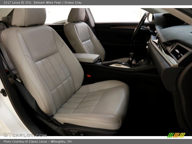 Eminent White Pearl / Stratus Gray 2017 Lexus ES 350