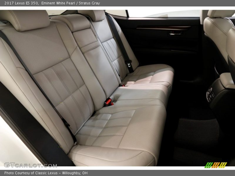 Eminent White Pearl / Stratus Gray 2017 Lexus ES 350