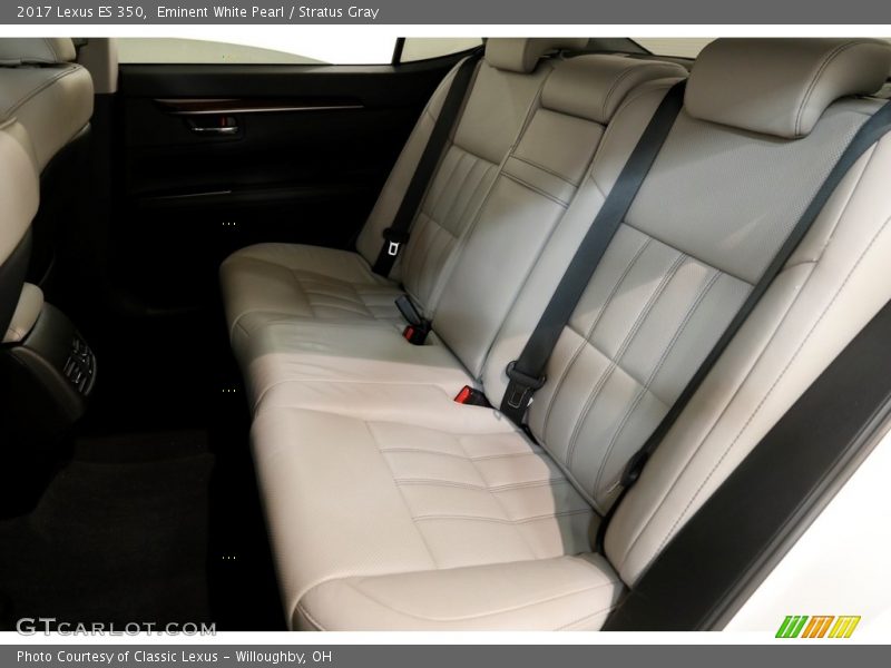 Eminent White Pearl / Stratus Gray 2017 Lexus ES 350