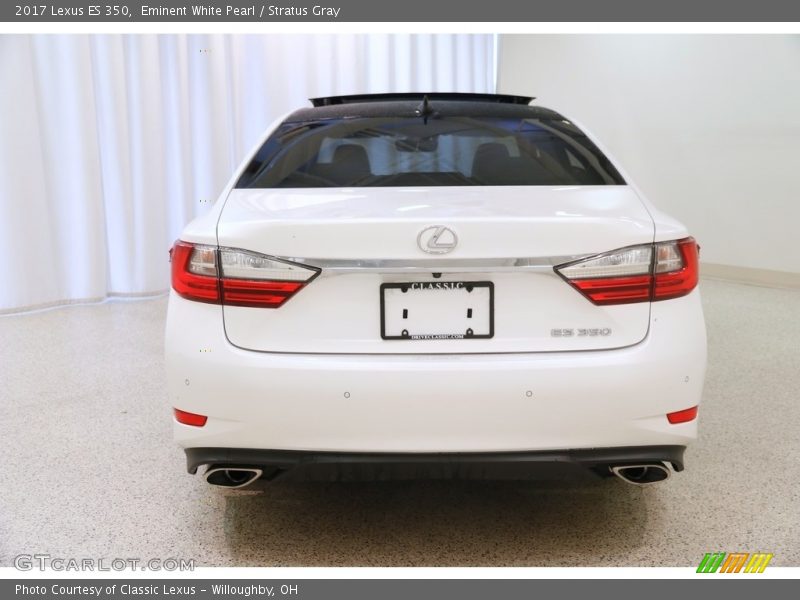 Eminent White Pearl / Stratus Gray 2017 Lexus ES 350