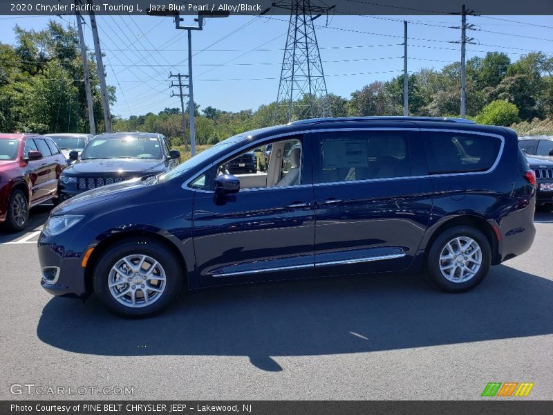 Jazz Blue Pearl / Alloy/Black 2020 Chrysler Pacifica Touring L