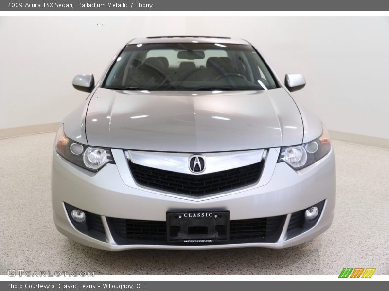 Palladium Metallic / Ebony 2009 Acura TSX Sedan