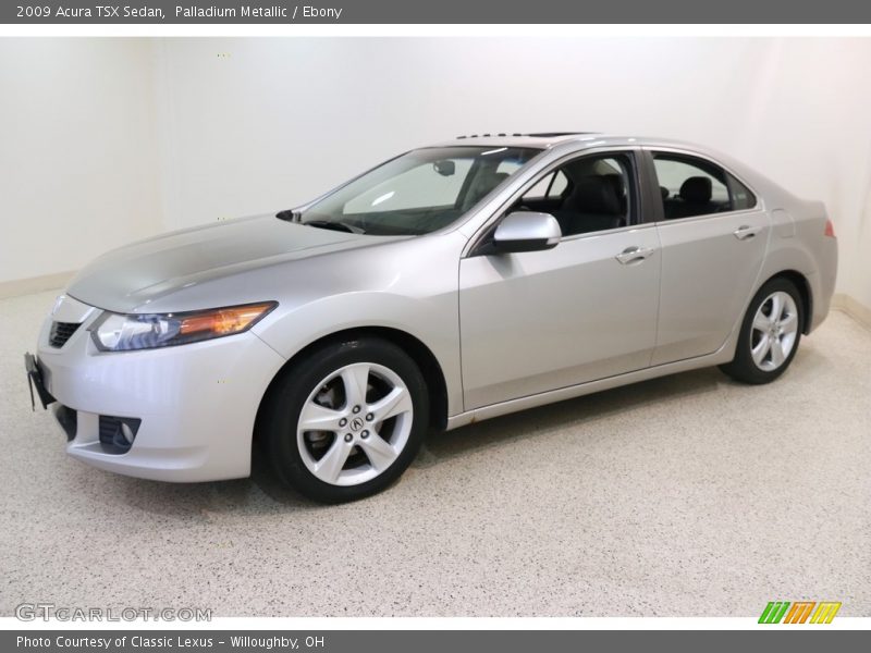 Palladium Metallic / Ebony 2009 Acura TSX Sedan