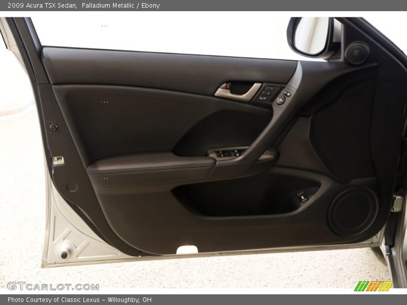 Palladium Metallic / Ebony 2009 Acura TSX Sedan