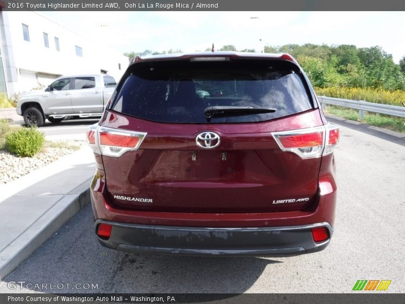 Ooh La La Rouge Mica / Almond 2016 Toyota Highlander Limited AWD