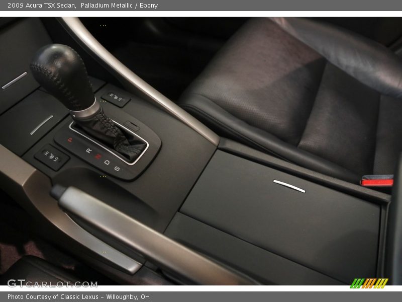 Palladium Metallic / Ebony 2009 Acura TSX Sedan