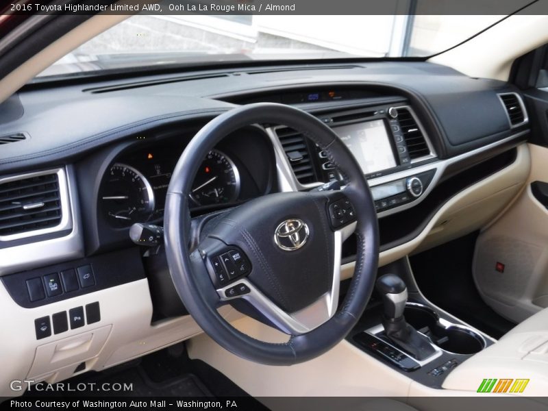 Ooh La La Rouge Mica / Almond 2016 Toyota Highlander Limited AWD